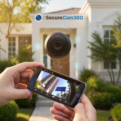 Cámara WiFi HD con Vigilancia 24/7 desde tu móvil - SecureCam360™
